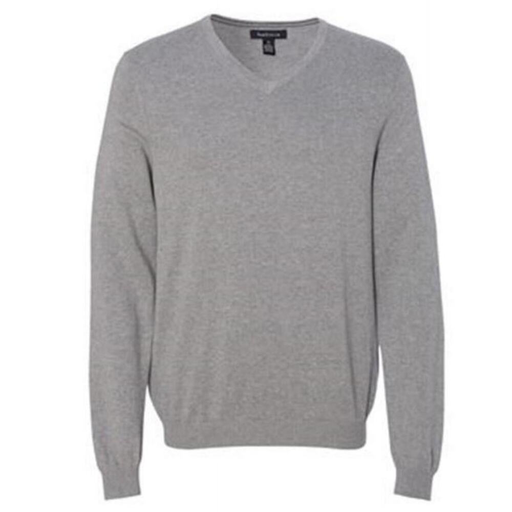 Van Heusen V Neck Pullover Long Sleeve Sweater US Mens L New